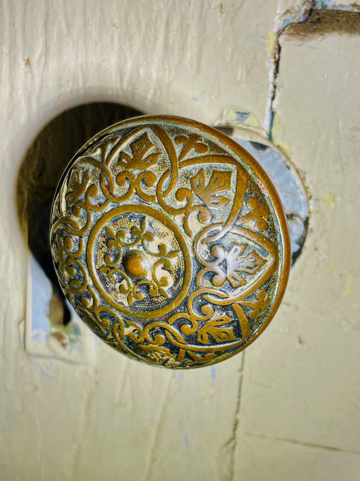 Ceramic doorknob