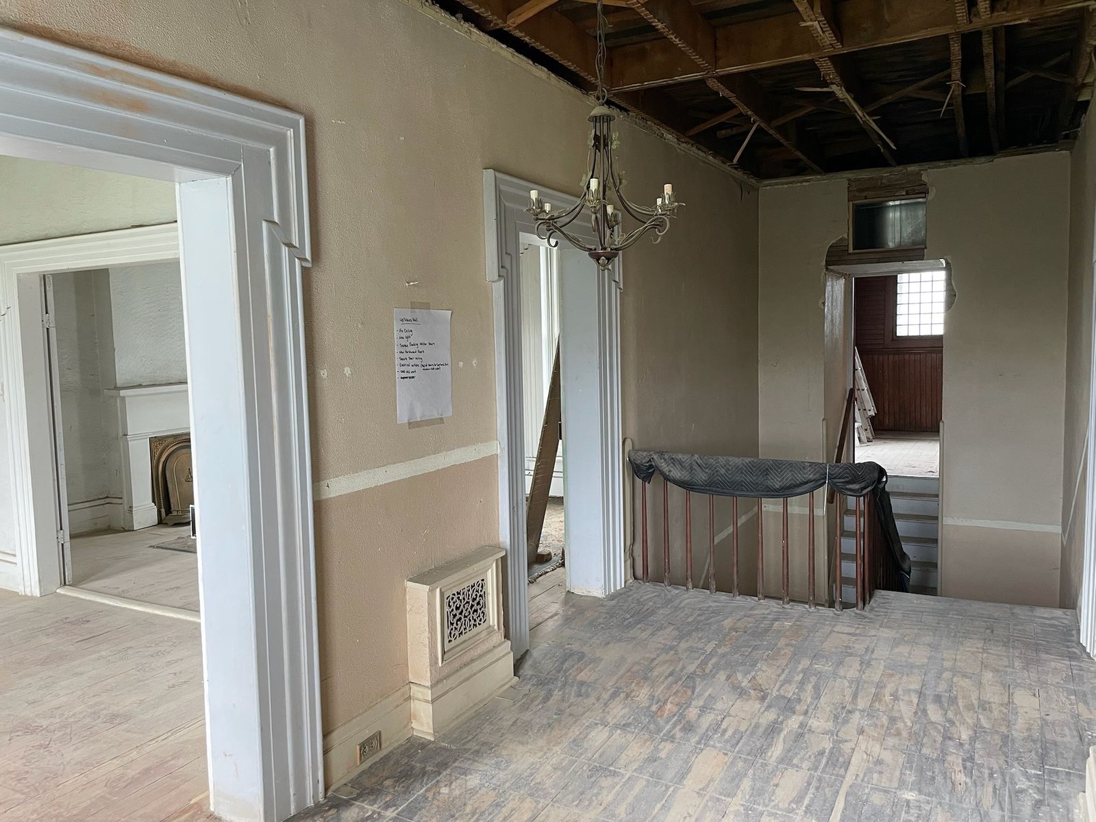 Hallway & staircase