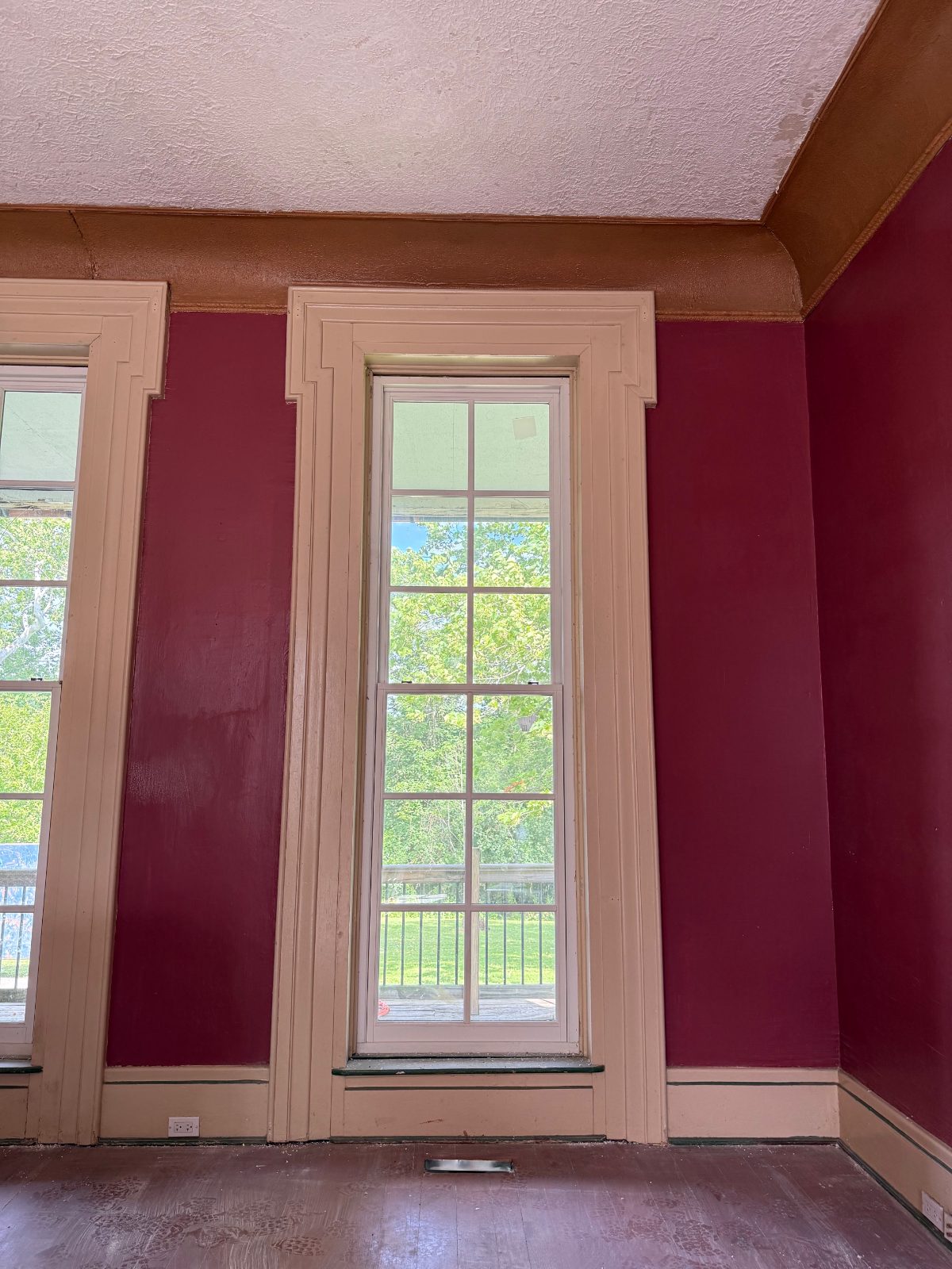 Tall windows & trim